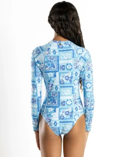 Girls' Tropical Surfsuit
