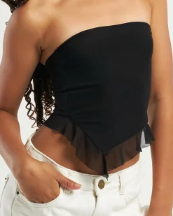 Girls' Troy Mesh Tube Top