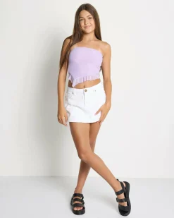 Girls' Troy Mesh Tube Top