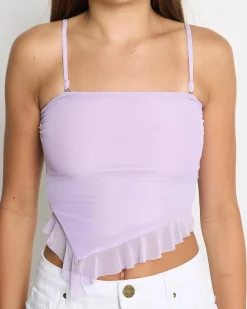 Girls' Troy Mesh Tube Top