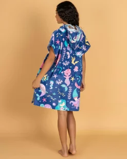 Girls' Under The Sea Hooded Towel