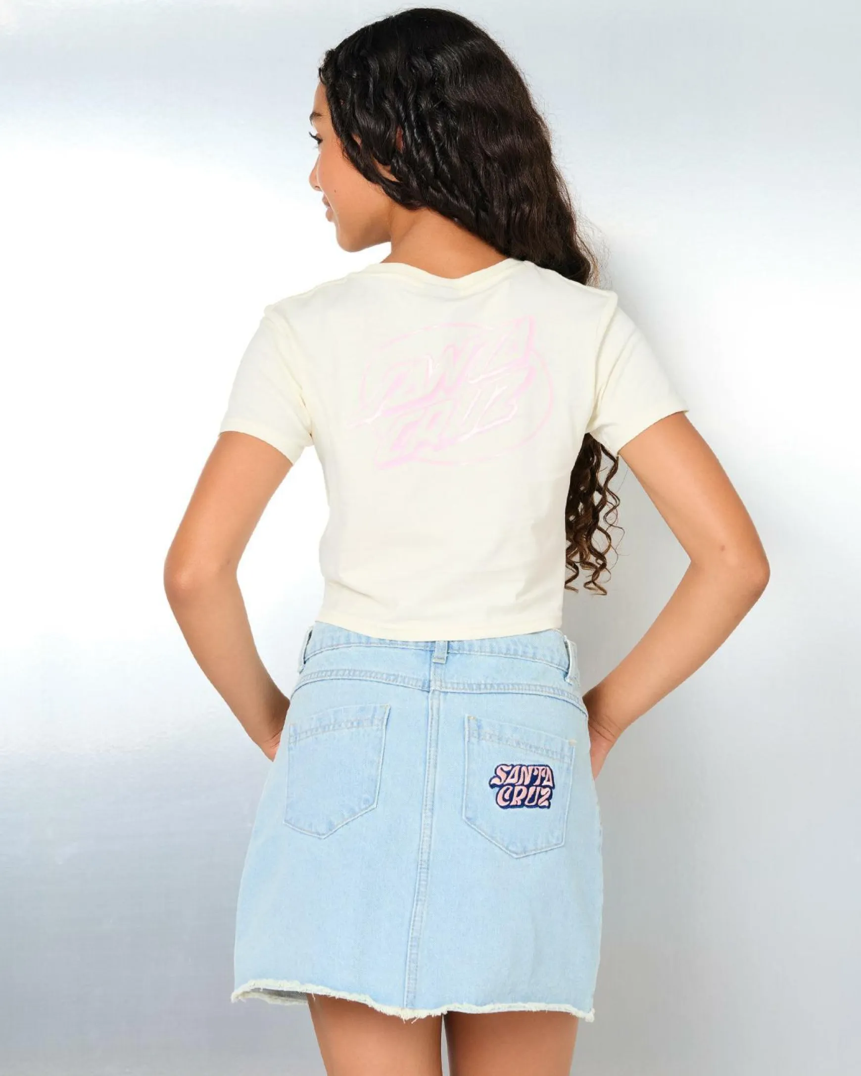 Girls' Vibes Stack Denim Skirt