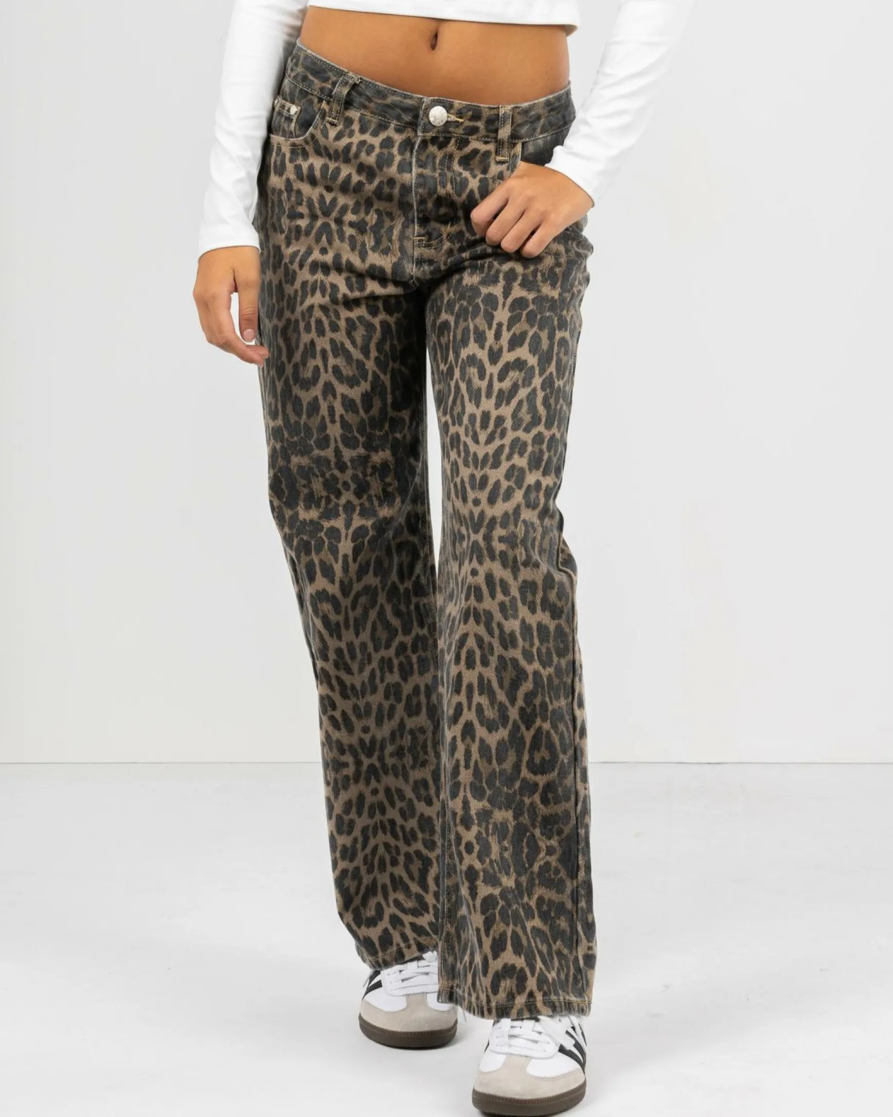 Girls' Wild Cat Straight Leg Jeans