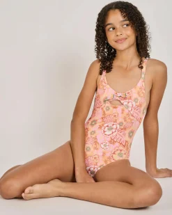 Girls' Wildflower One Piece Swimsuit