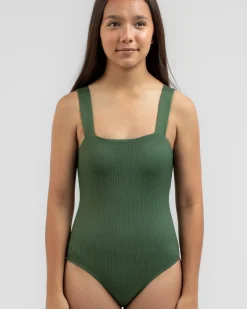 Girls' Willa Rib One Piece Swimsuit