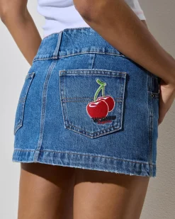 Glazed And Confused Micro Denim Skirt