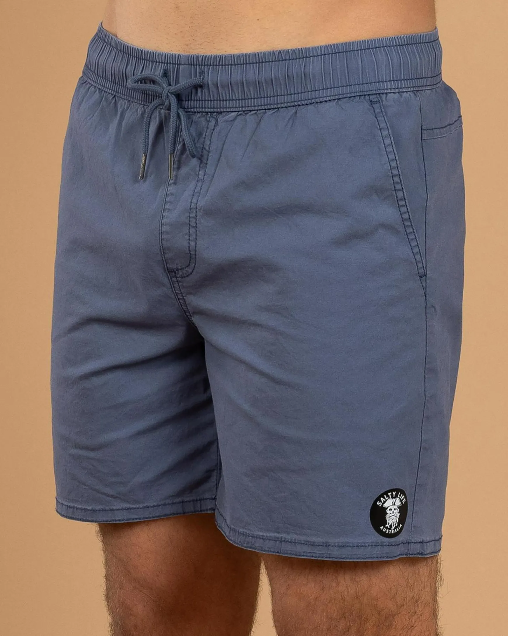 Glint Elastic Waist Shorts