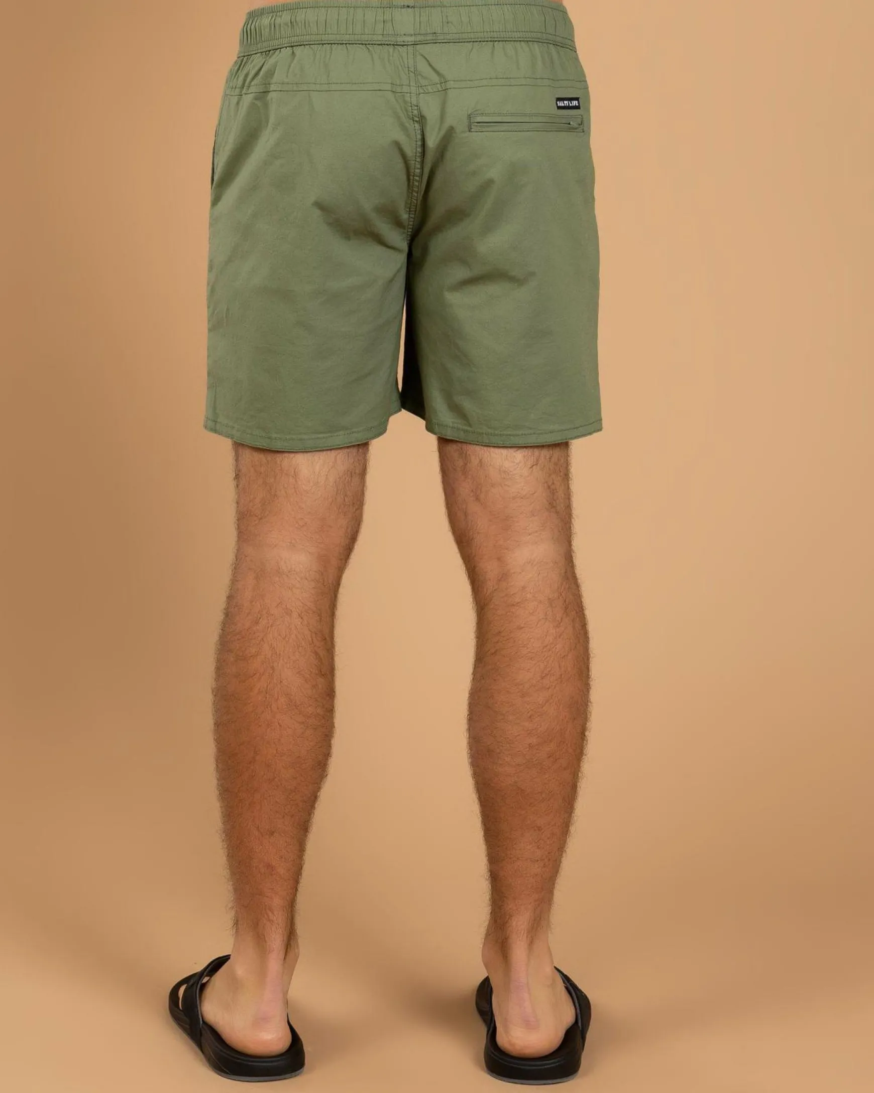 Glint Elastic Waist Shorts