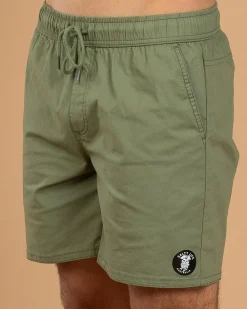 Glint Elastic Waist Shorts