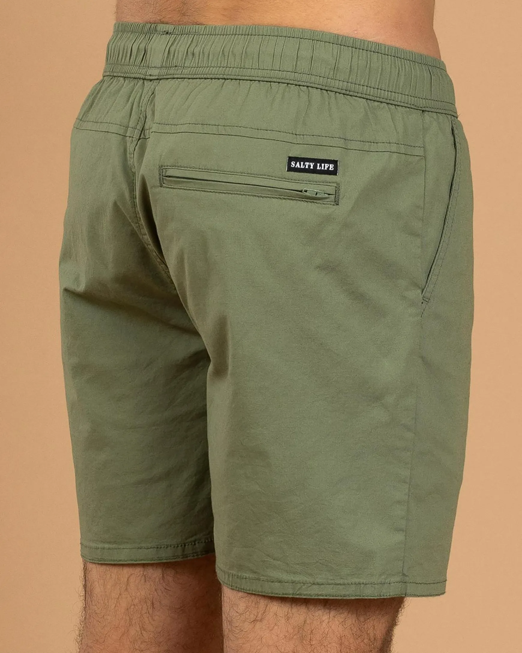 Glint Elastic Waist Shorts