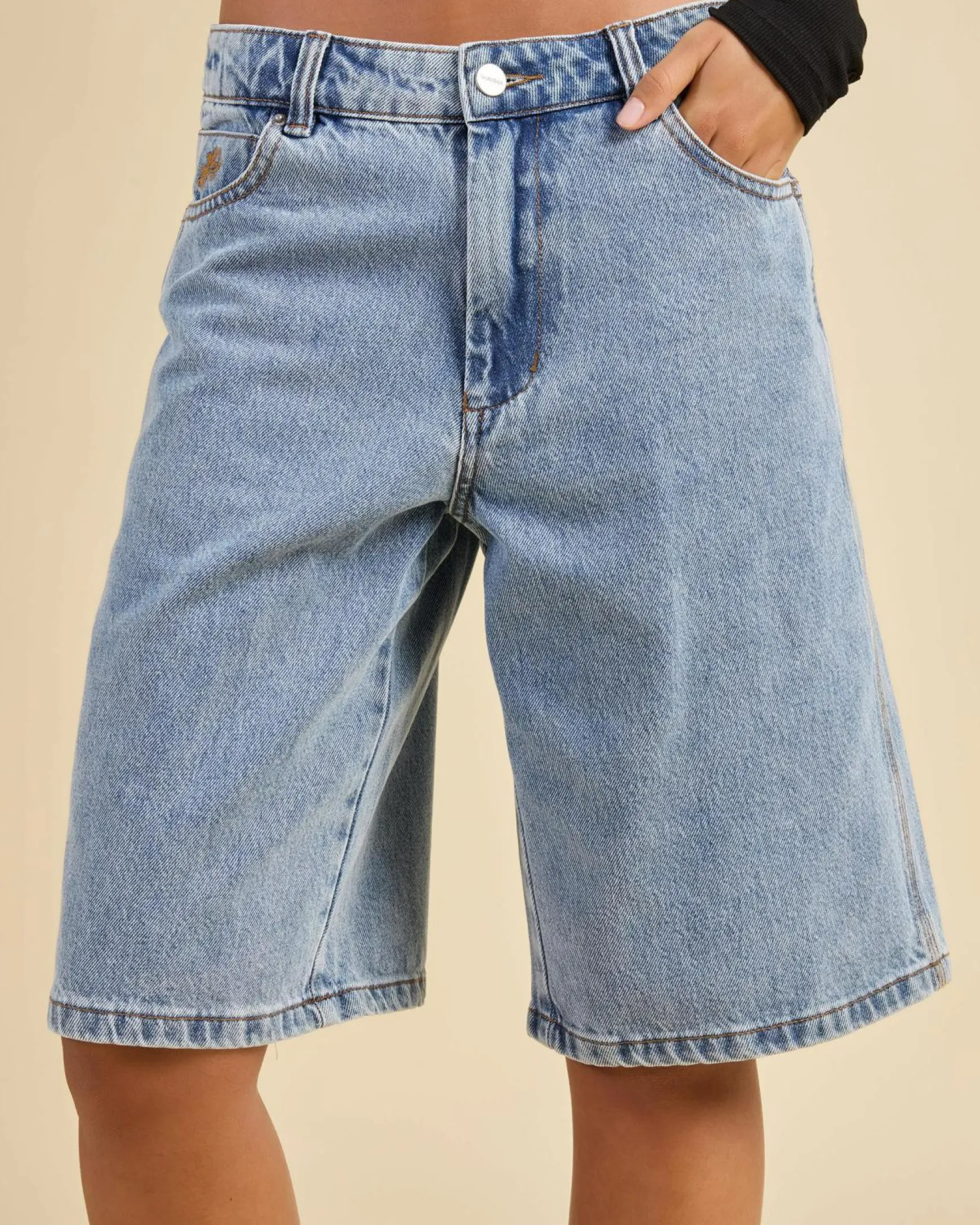 Going Nuts Big Baggy Denim Shorts