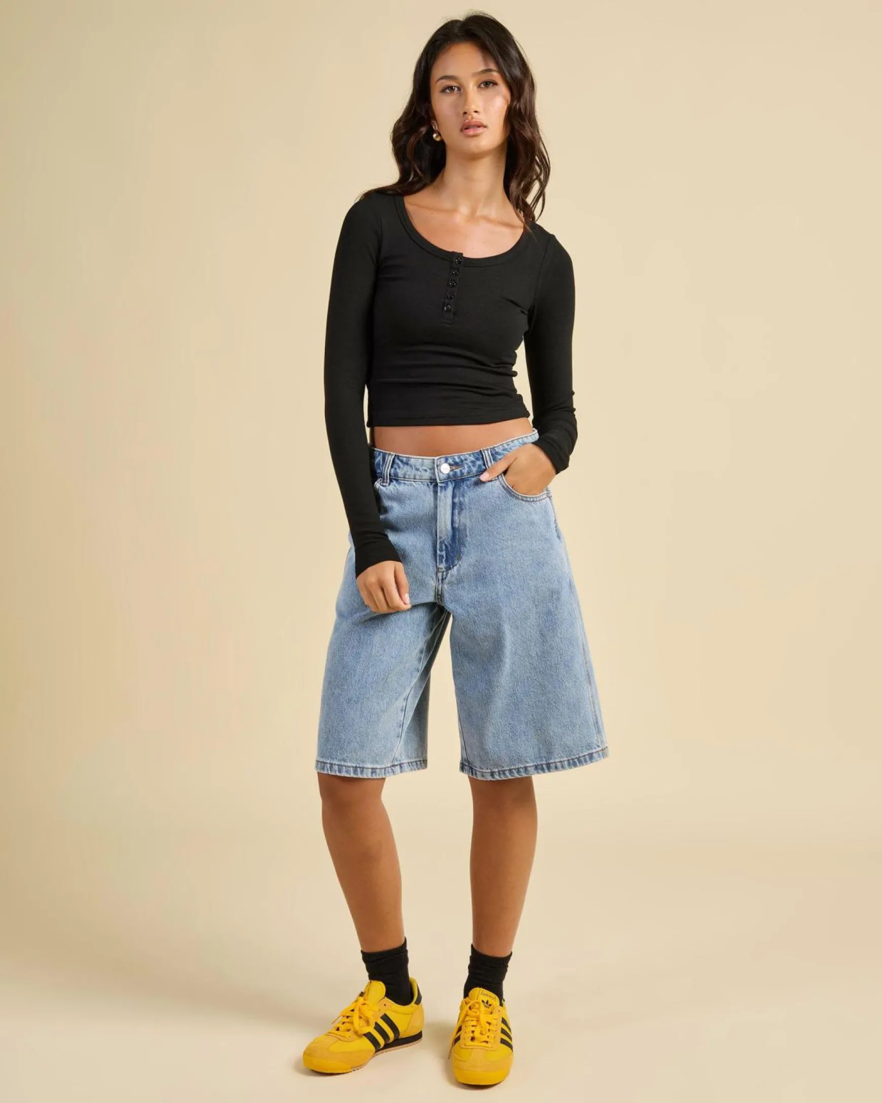 Going Nuts Big Baggy Denim Shorts