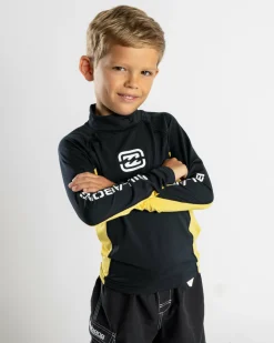 Groms' Jimmy Contrast Long Sleeve Rash Vest