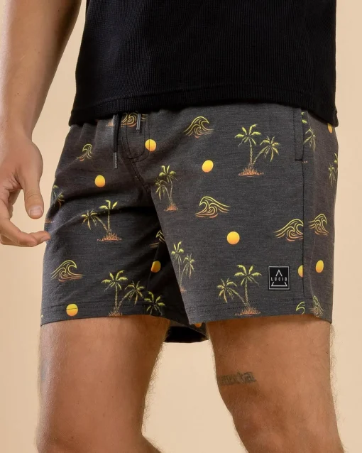 Gust Elastic Waist Shorts