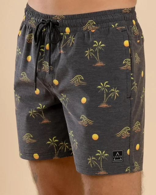 Gust Elastic Waist Shorts