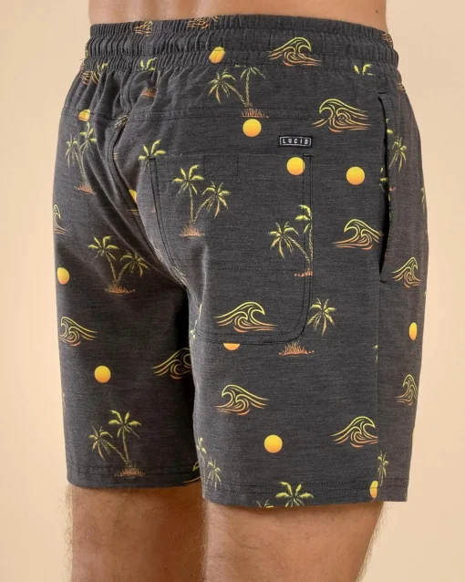 Gust Elastic Waist Shorts