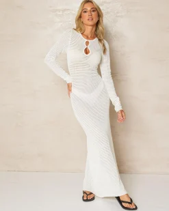 Hannah Crochet Maxi Dress