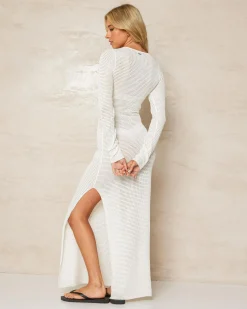 Hannah Crochet Maxi Dress