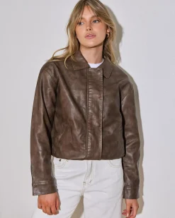 Harley Faux Leather Jacket