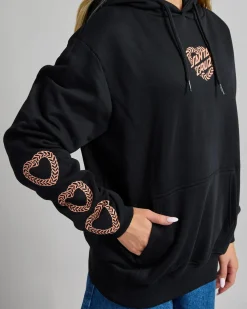 Heart Wreath Set Front Hoodie