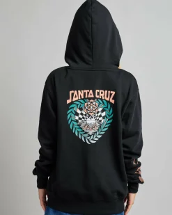 Heart Wreath Set Front Hoodie