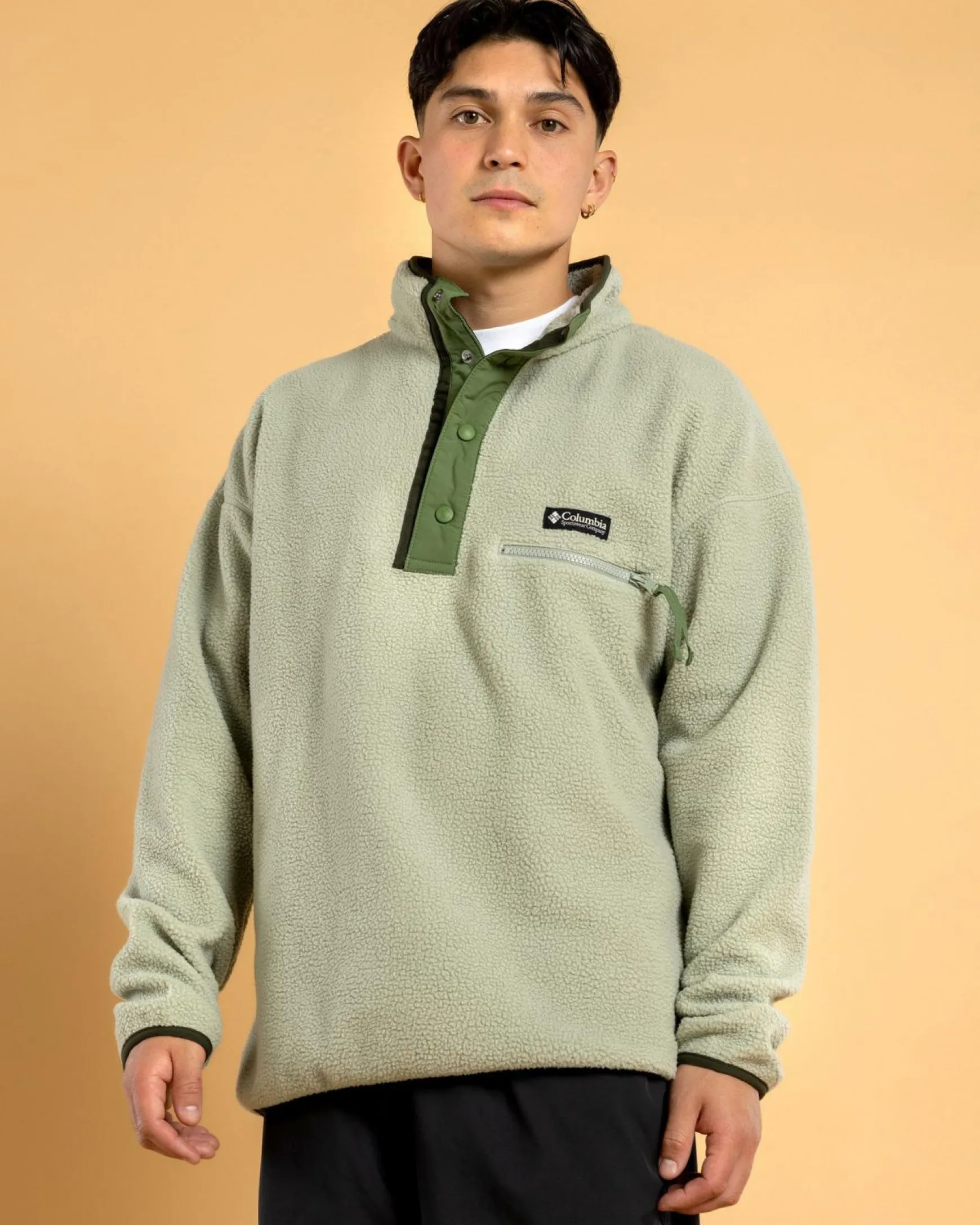 Helvetia Half Snap Fleece Sweatshirt