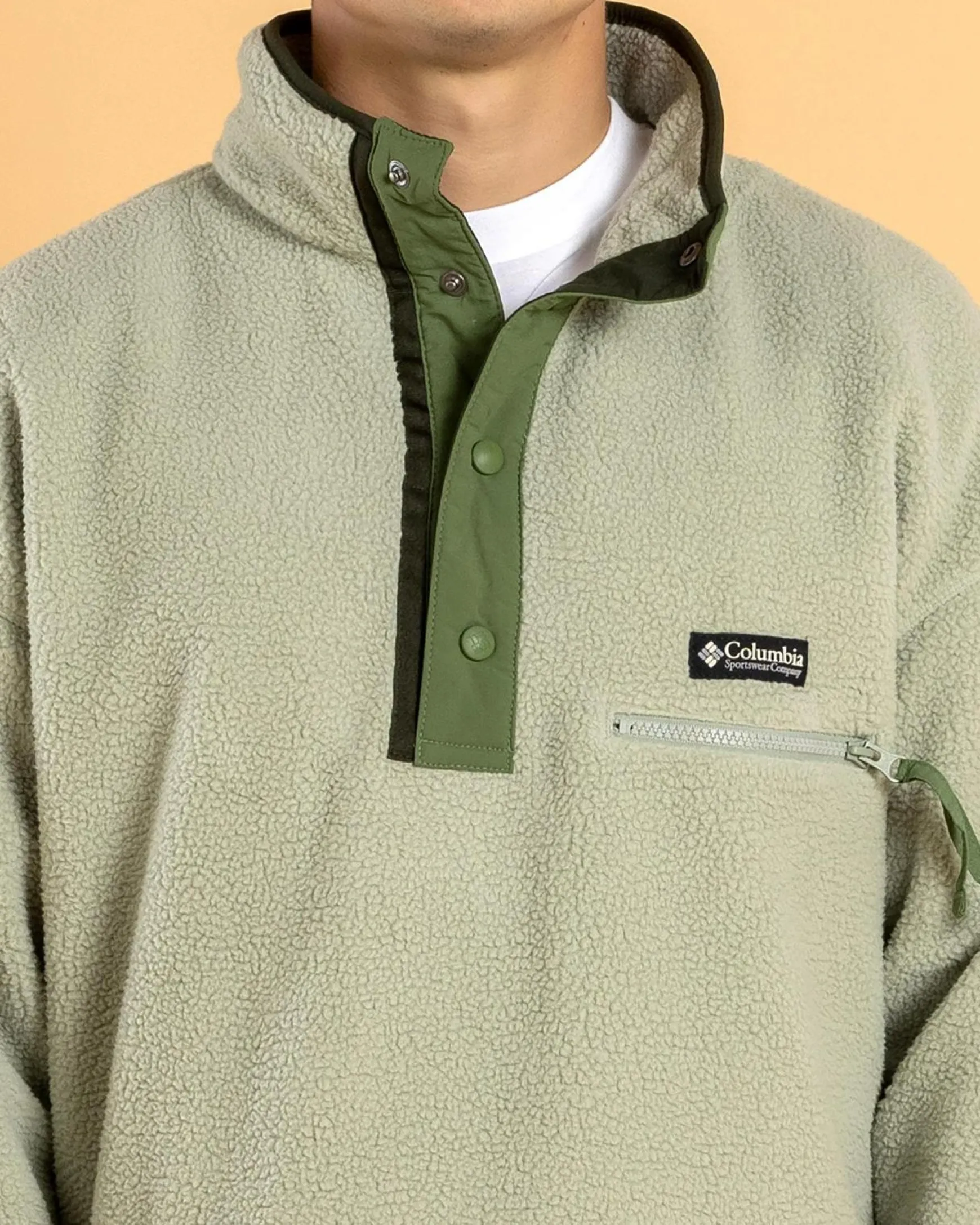 Helvetia Half Snap Fleece Sweatshirt