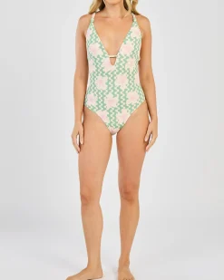 Hibiscus Daze One Piece Swimsuit
