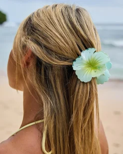 Hibiscus Flower Hair Claw Clip