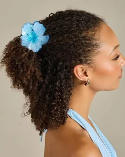 Hibiscus Flower Hair Claw Clip
