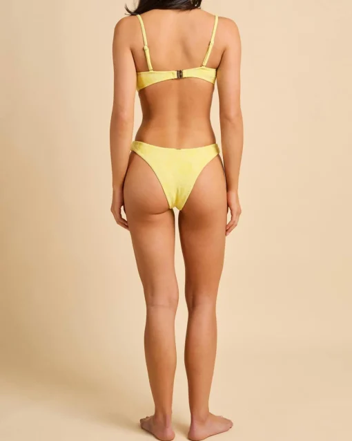 Hibiscus Scrunch High Cut Bikini Bottom