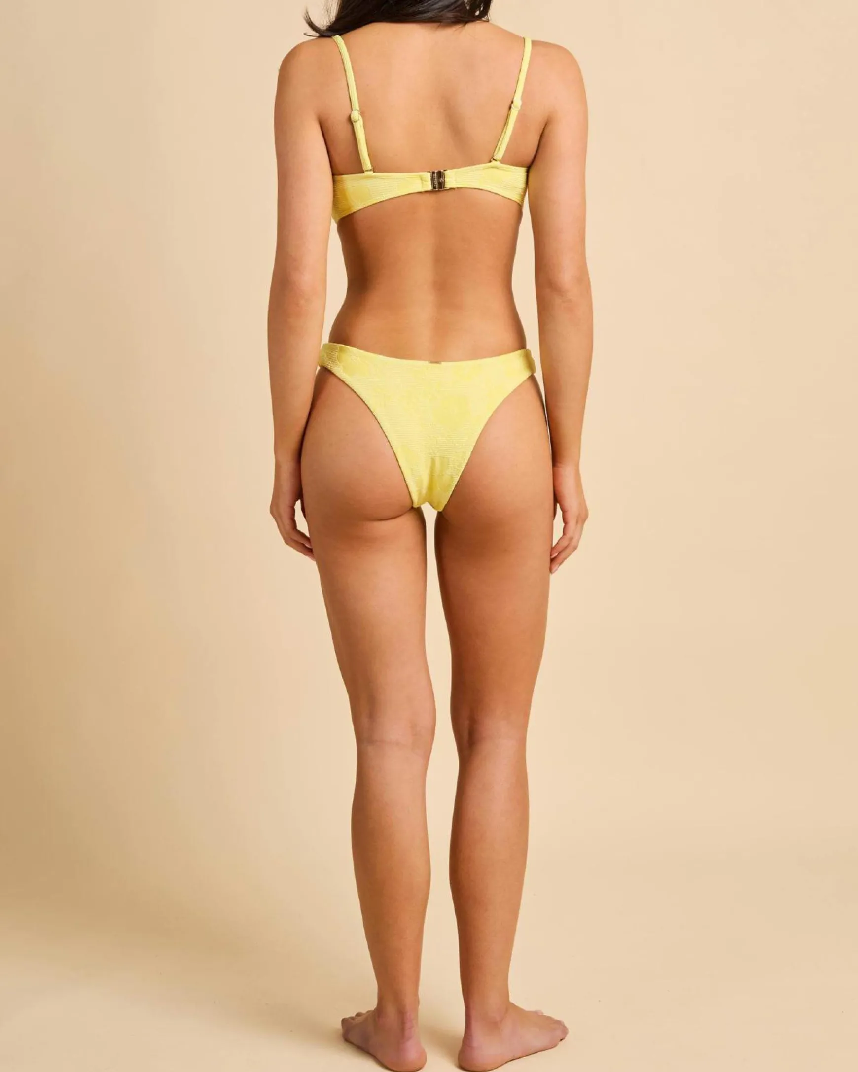 Hibiscus Scrunch High Cut Bikini Bottom