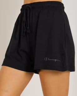 Hi-Waist Tonal Jersey Shorts