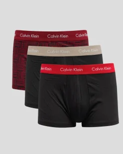 Holiday Cotton Stretch Low Rise Trunks 3 Pack