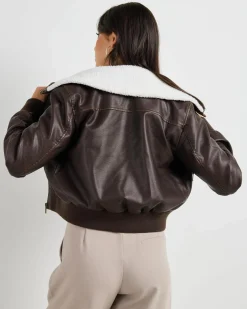 Hunter Faux Leather Jacket