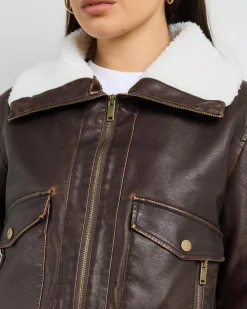 Hunter Faux Leather Jacket