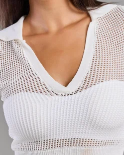 Ibiza Short Sleeve Cropped Shirt