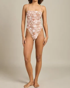 Impala Paisley Scrunched Side One Piece Swimsuit