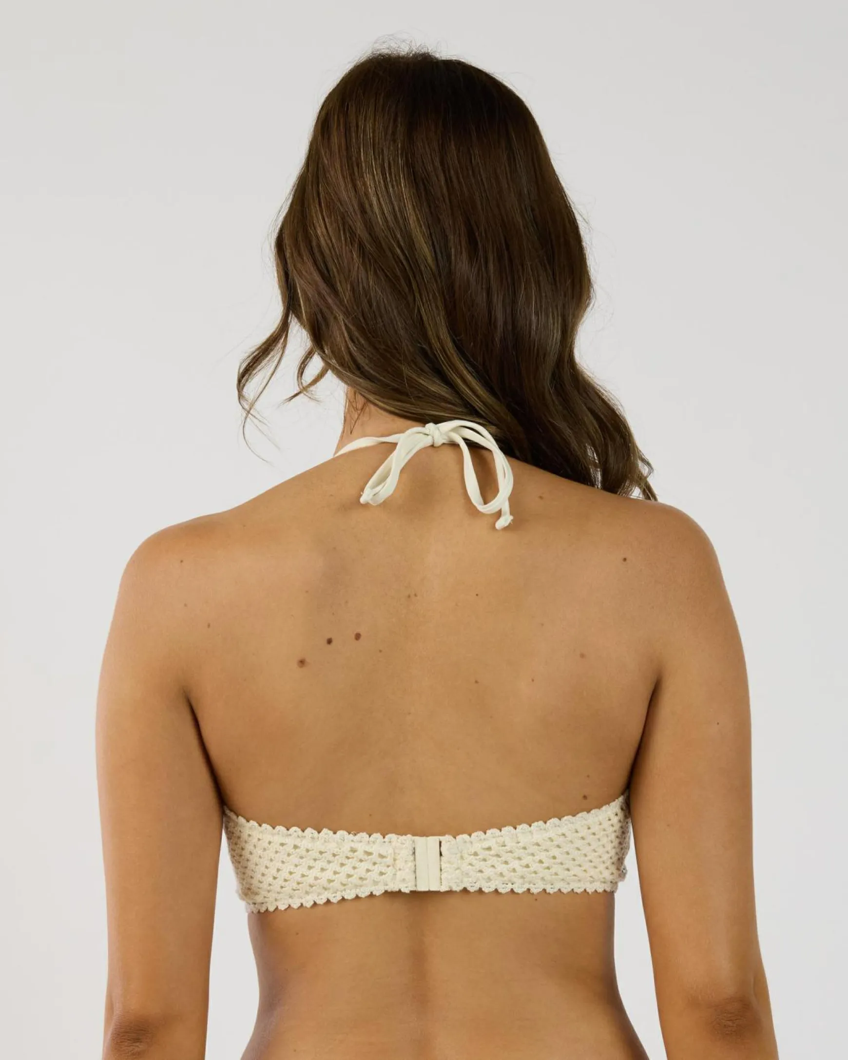 Indio Crop Halter Bralette Bikini Top