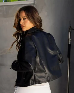 Izzy Faux Leather Jacket