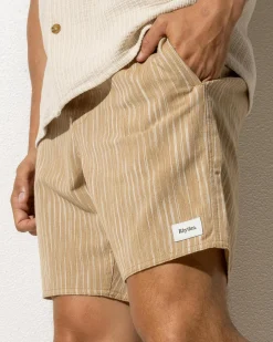 Jacquard Linen Jam Shorts