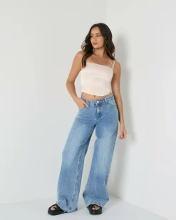 Jess Satin Corset Top