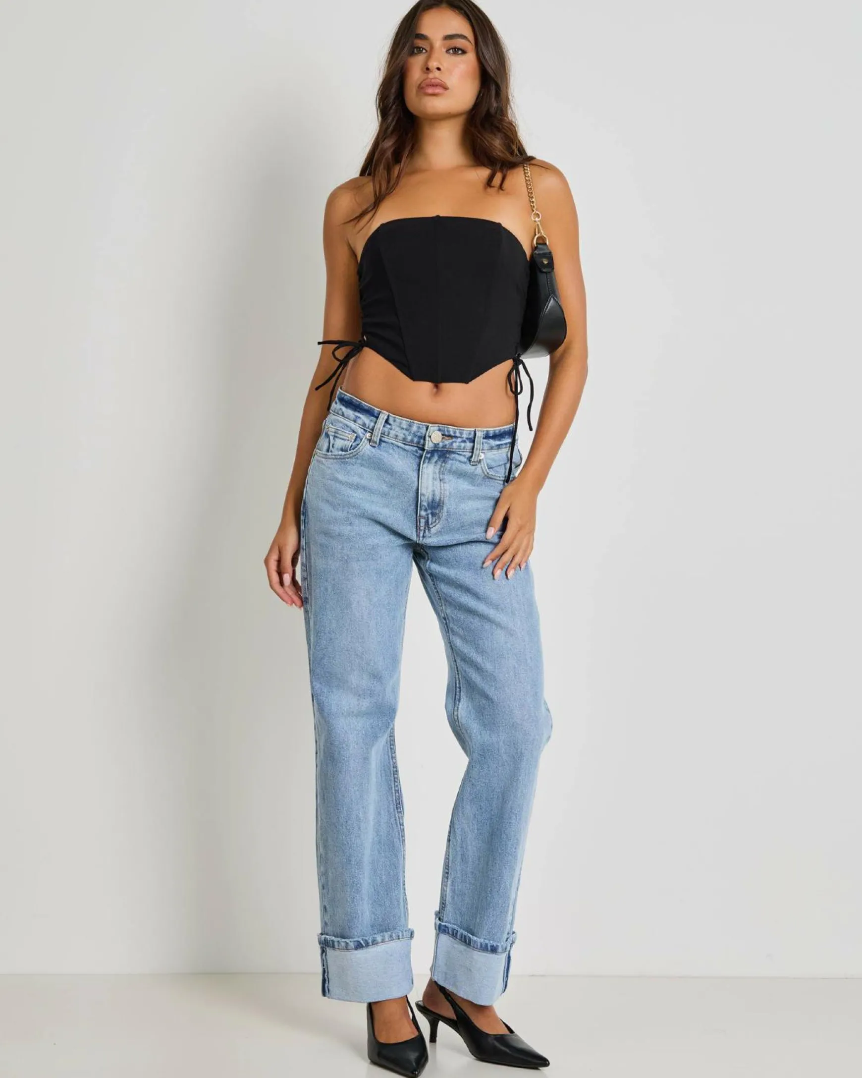 Jessie Lace Up Corset Top