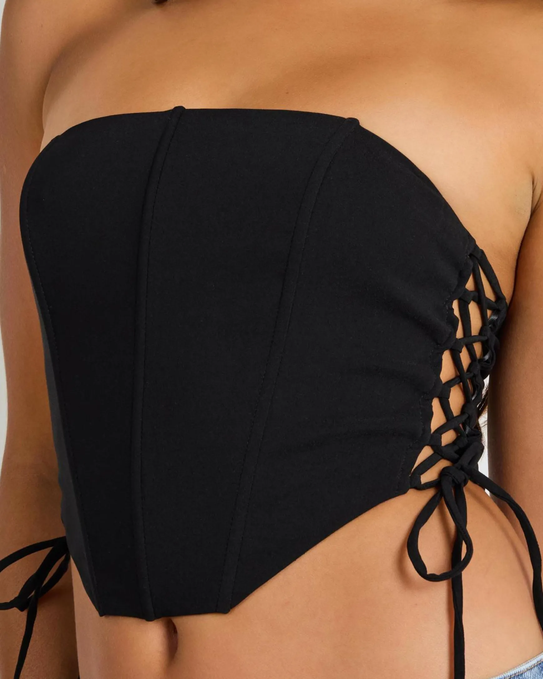 Jessie Lace Up Corset Top