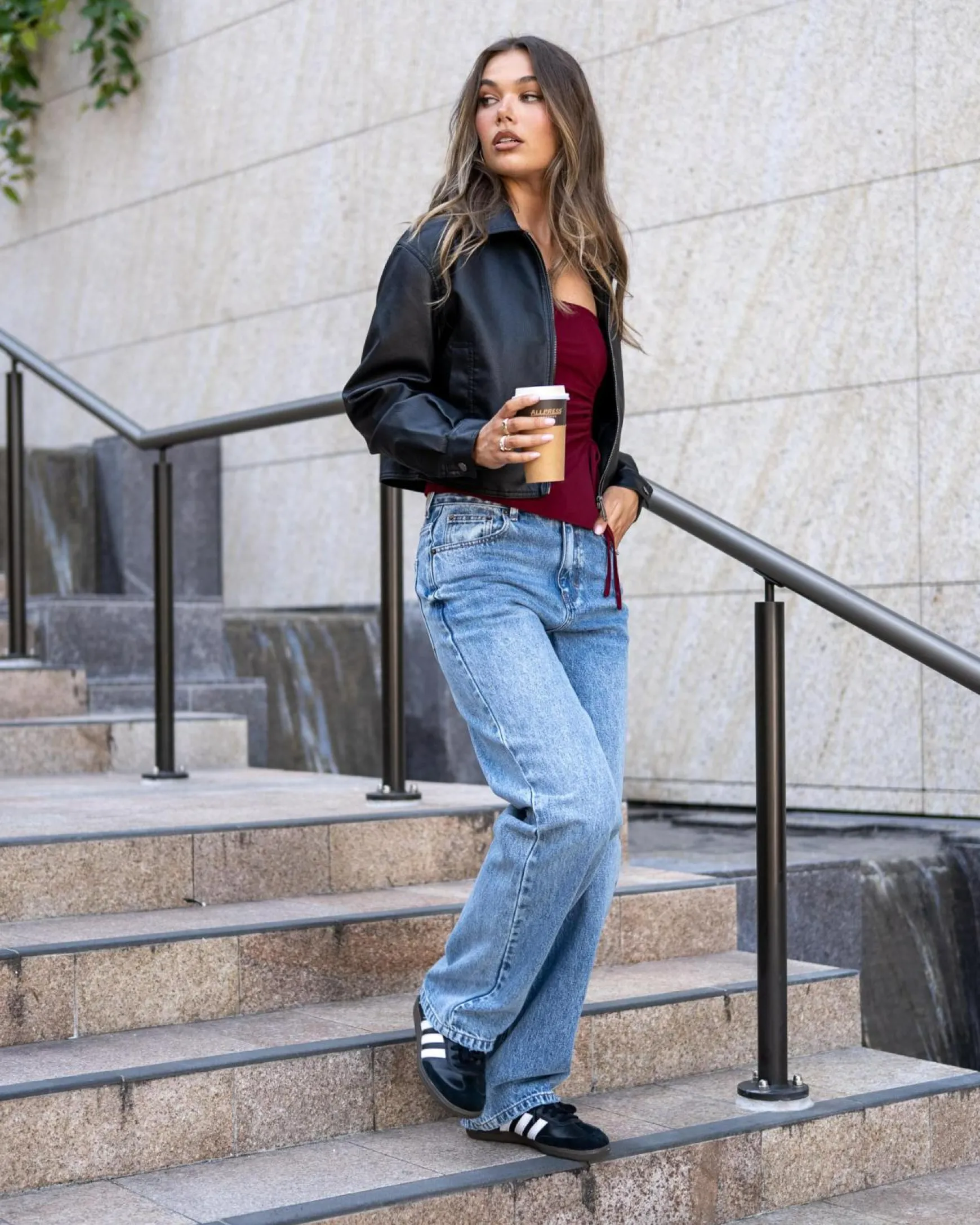 Jett Faux Leather Jacket