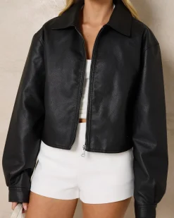 Jett Faux Leather Jacket