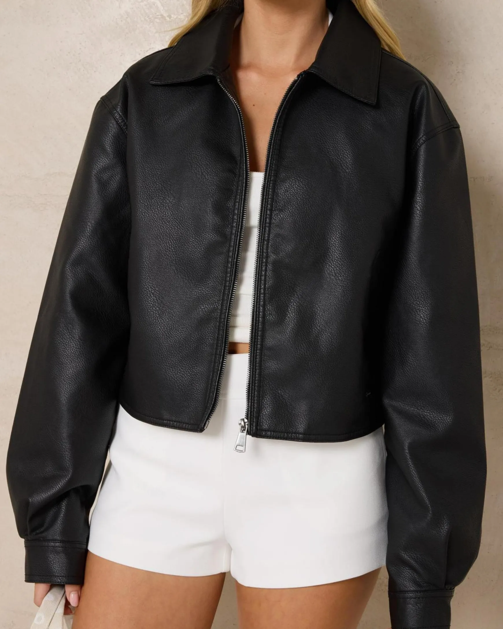 Jett Faux Leather Jacket