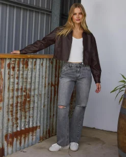 Jett Faux Leather Jacket