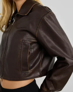 Jett Faux Leather Jacket