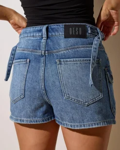 Juno Cargo Denim Skort